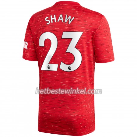 Manchester United Luke Shaw 23 Voetbalshirts Thuis 2020/21
